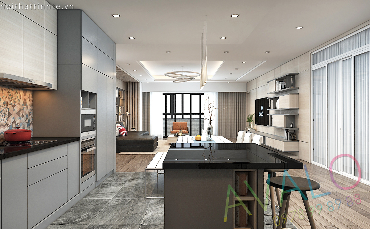 Hình ảnh thiết kế nội thất chung cư đẹp bởi Avalo